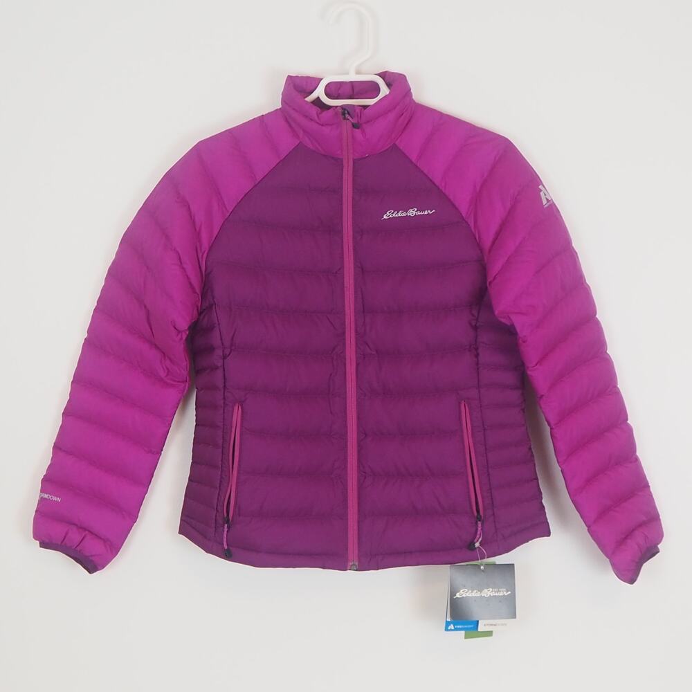 Eddie Bauer‎ First Ascent 800 Stormdown Purple Puffer Jacket Women's Small NWT